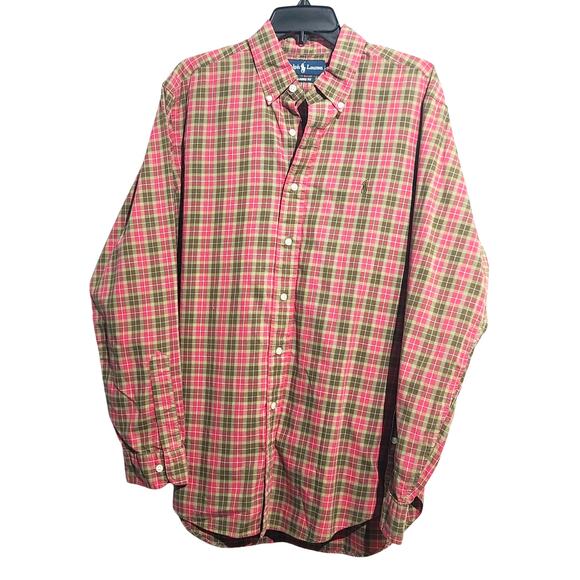 Ralph Lauren Classic Fit Tartan Plaid Button Shirt - Picture 1 of 4
